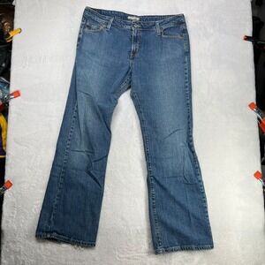 Levi's 545 Low Bootcut Jeans Women's 16 Blue Denim Pockets Classic - 36X30.5
